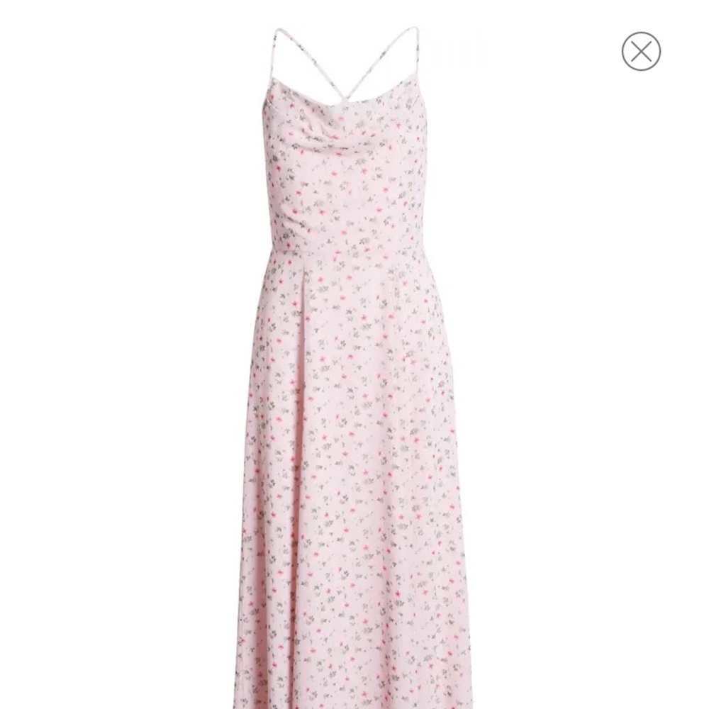 WAYF Cowl Neck Gown